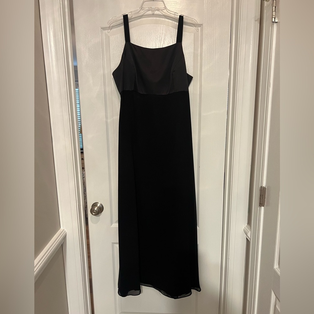 Adrianna Papell Black Slip Special Occasion Dress